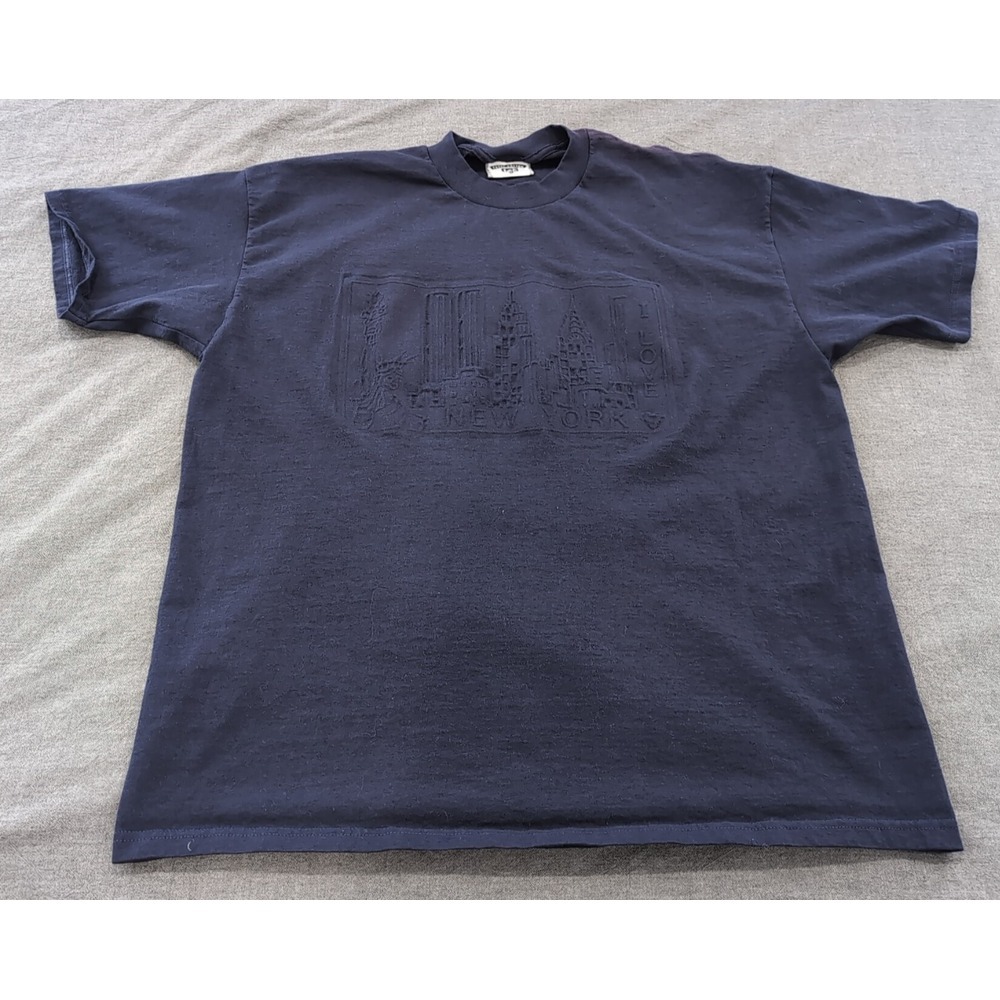 Vintage Lee brand New York City Navy Blue embroidered  Size XL